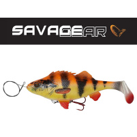 SAVAGE GEAR - Nástraha 4D Perch shad 17,5cm 67g - Albino