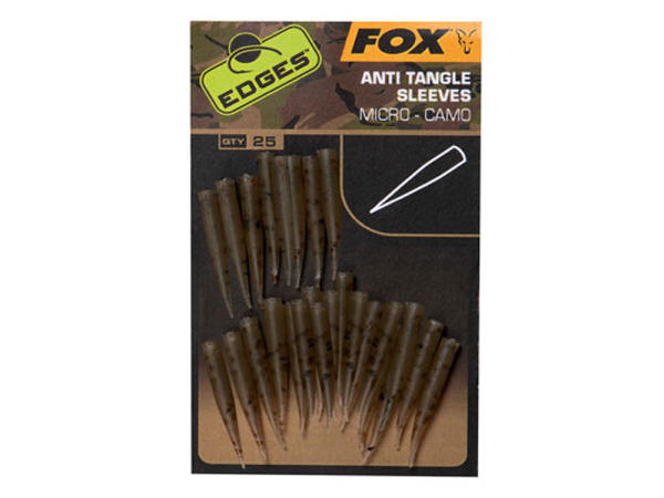 FOX - Převleky proti zamotání Anti tangle sleeves Edges Camo