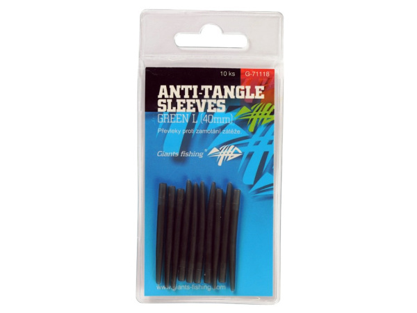 Giants fishing Převleky proti zamotání Anti-Tangle Sleeves Green 10ks