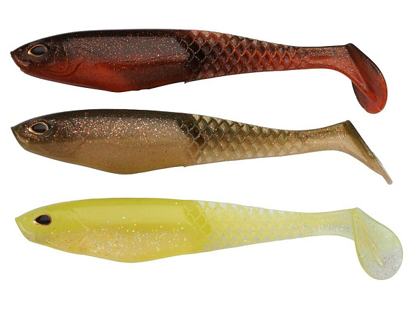 Berkley - Set Nástrah PowerBait Cullshad Mixpack, 10cm, 6ks, Darkwater
