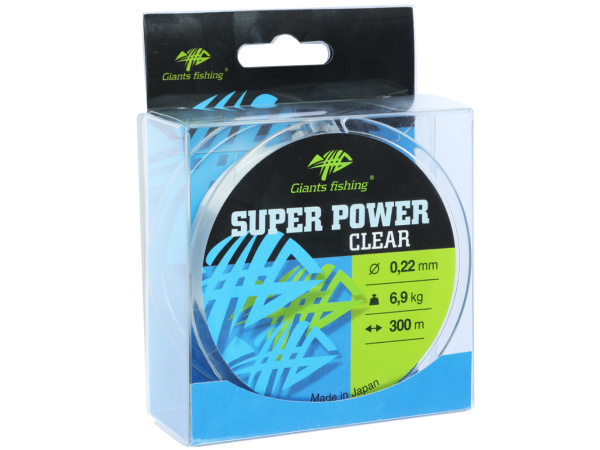 Giants fishing - Vlasec Super Power Clear Návin 300m