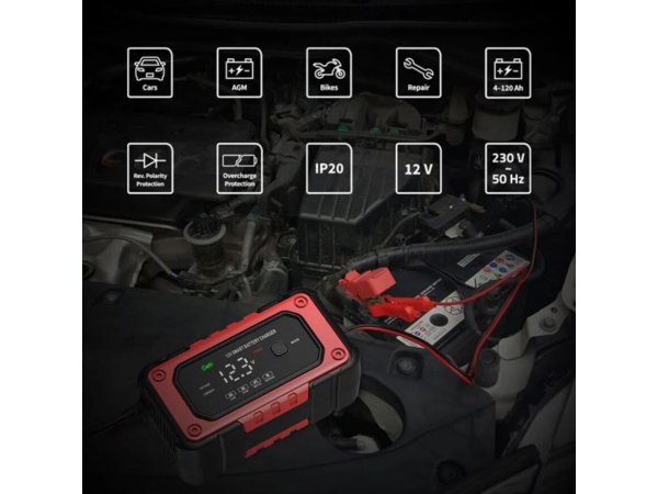GETI - Nabíječka akumulátorů GCA001 12V 6A