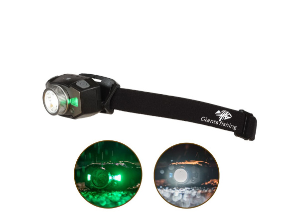 Giants fishing Akční set - Pouzdro na elektroniku Medium + Čelovka Headlamp LED Deluxe 300