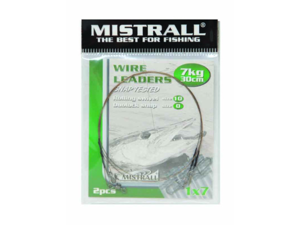 MISTRALL- Lanko WIRE LEADERS 1x7 30cm