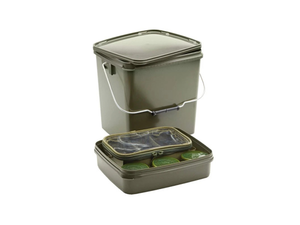 Trakker Kbelík Olive Square Container 13l