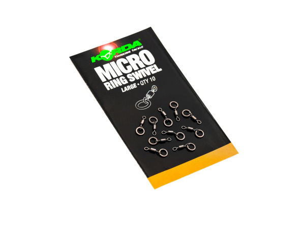 KORDA Obratlík Micro Rig Ring Swivel Large 10 ks