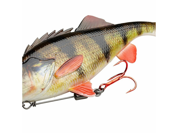SAVAGE GEAR - Nástraha 4D Perch shad 12,5cm / 20g - Firetiger - VÝPRODEJ