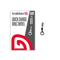Trakker Obratlíky s kroužkem Quick Change Ring Swivel vel.11, 10ks