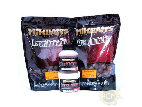 Mikbaits - Boilie Krvavý Huňáček 20mm 1kg