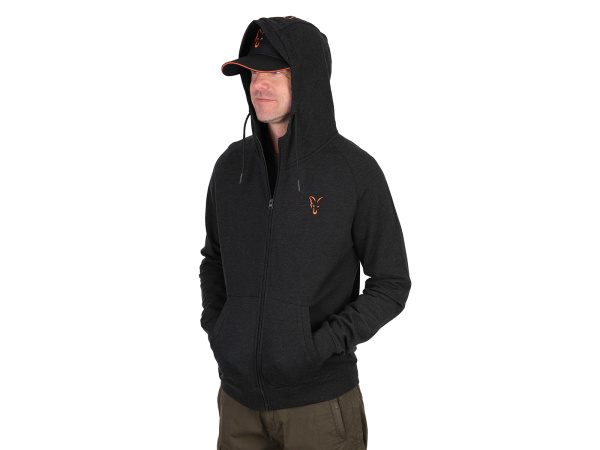 Fox Collection LW Hoody Black & Orange