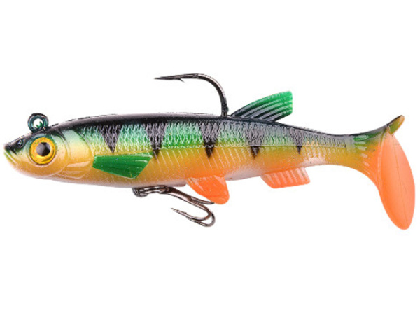 SPRO - Powercatcher Super Natural Baitfish s jigem a háčkem  10cm - Perch Toxic