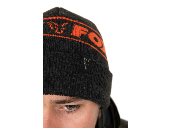 FOX - Čepice Collection Beanie Hat Black Orange