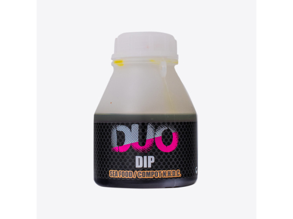 LK Baits DUO X-Tra Dip Sea Food/Compot NHDC 200ml - VÝPRODEJ