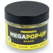 Mikbaits - Plovoucí Fluo boilie Mega 300ml, 25mm - Banán