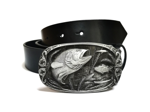 OPASKY JURČA - Opasek Fish / Bass, černý