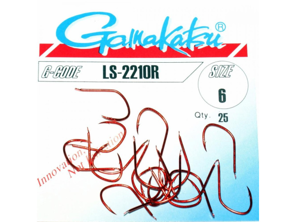 Gamakatsu - Háčky LS-2210R, 25ks - Červené