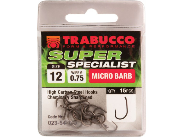 Trabucco - Háčky Super specialist, micro barb, bal.15ks