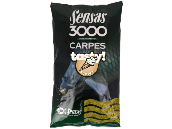 Sensas - Krmítková směs 3000 Carp tasty, 1kg