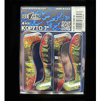 Relax - Gumová nástraha Kopyto 3 Tiger - Barva TG128R - blister 4ks - 7,5cm