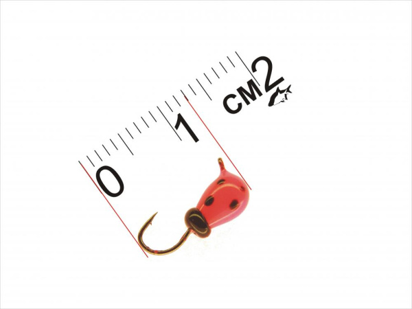 JAXON - Marmyška červená 13mm - 1g