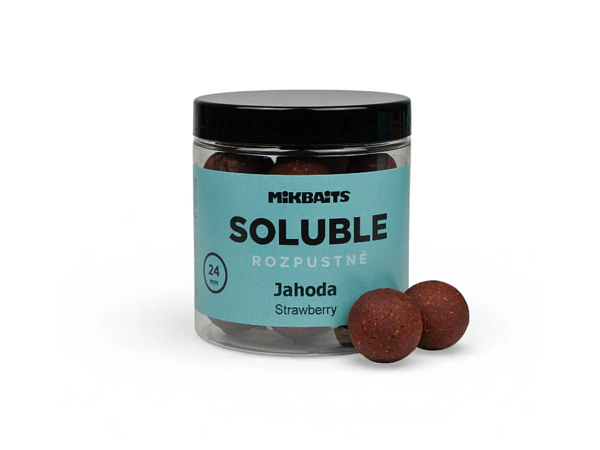 Mikbaits Rozpustné Boilie Soluble Jahoda 250 ml