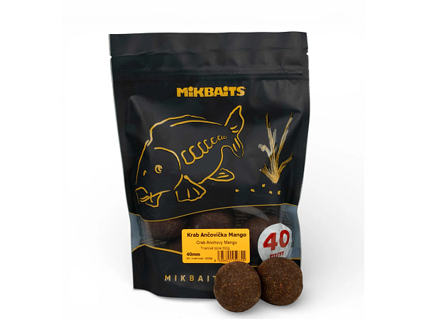 Mikbaits Boilie Fanatica Krab Ančovička Mango
