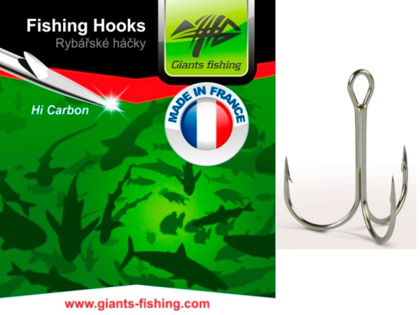 Giants Fishing - Trojháček Round Treble 5ks / vel.12 - VÝPRODEJ