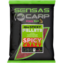 Sensas - Pelety mini Sticky 2mm, 700g - Spicy Crazy (koření)