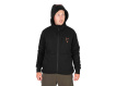 Fox Collection Sherpa Jacket Black & Orange