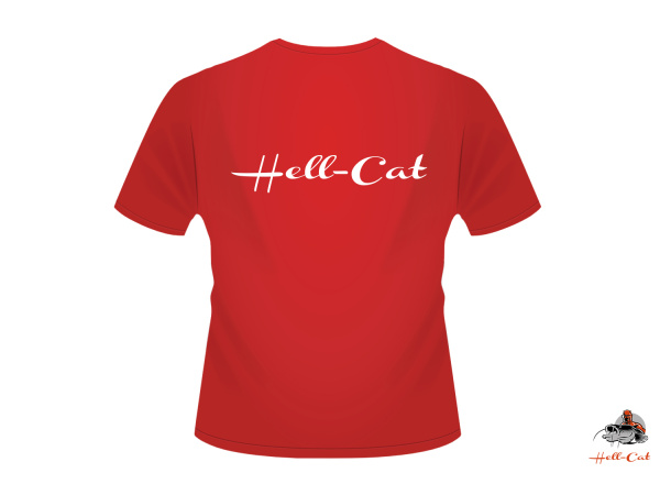 Hell-Cat - Tričko Červené Classic