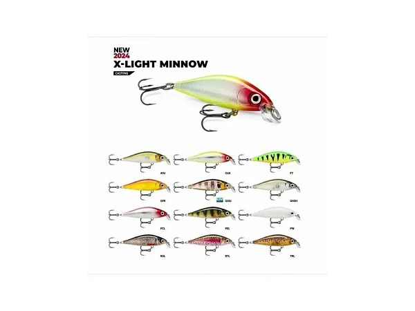 Rapala wobler X-Light Minnow 4g 5 cm