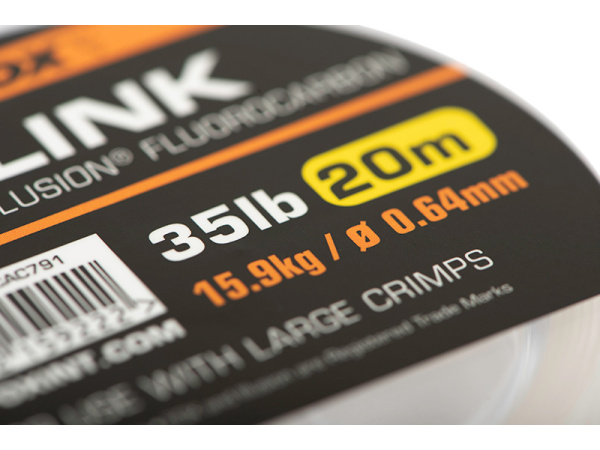 FOX - Fluorocarbon Edges Link Illusion čirý 20 m