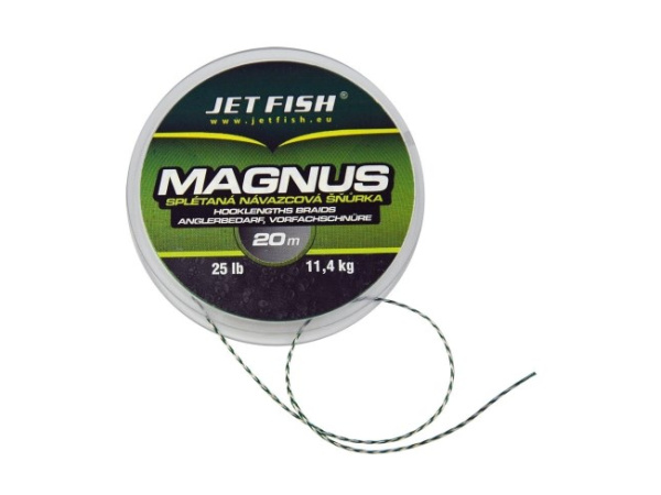 JET FISH - Návazcová šňůra Magnus 25lb - 20m
