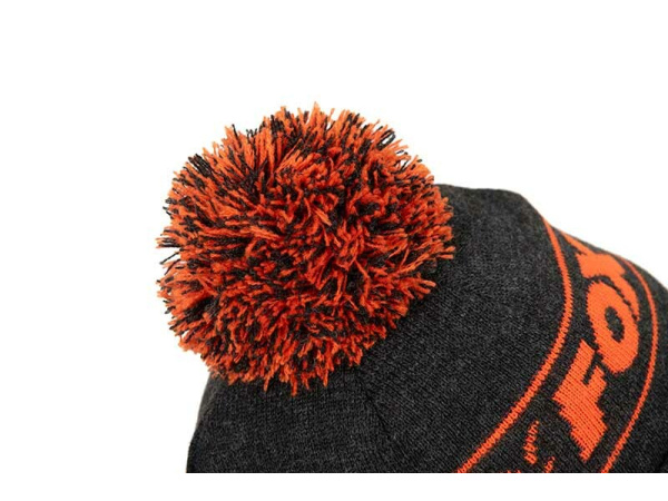 FOX - Čepice Collection Bobble Black Orange