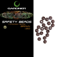 Gardner Zarážky Covert Safety Beads|Brown ( hnědá)