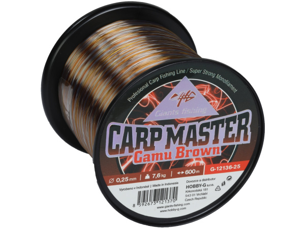 Giants fishing Vlasec Carp Master Camu Brown 600m