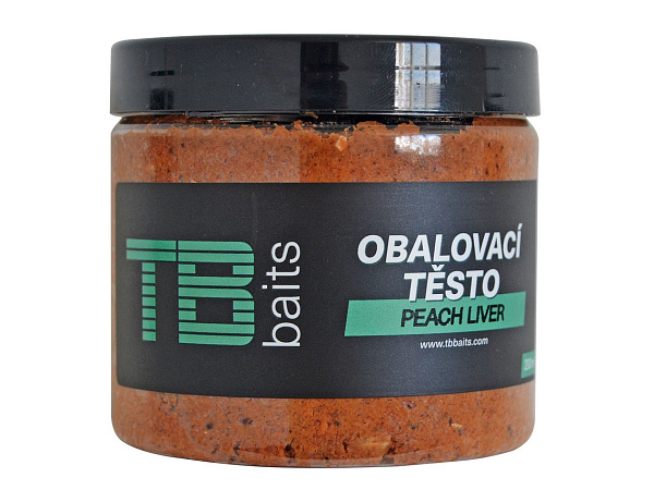 TB baits - Obalovací pasta 200ml - peach/liver Výprodej