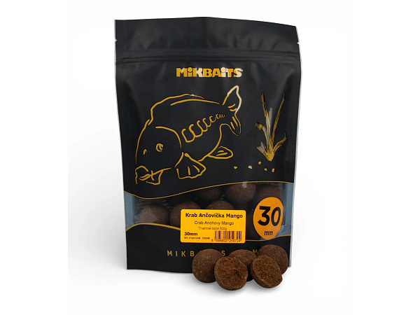 Mikbaits Boilie Fanatica Krab Ančovička Mango