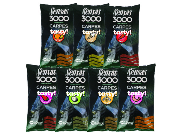 Sensas - Krmítková směs 3000 Carp tasty, 1kg