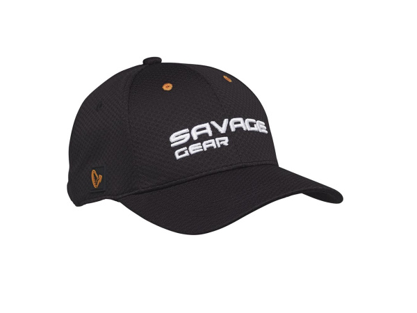 SAVAGE GEAR - Čepice Kšiltovka sports mesh cap black ink