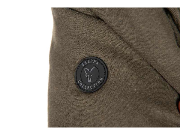 Fox Collection Sherpa Jacket Green & Black