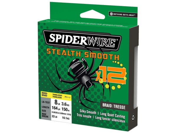 SPIDERWIRE - Šňůra Stealth smooth 12 - hi-vis yellow