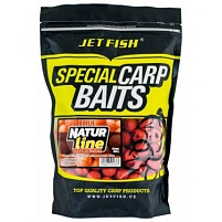 JET FISH Natur Line Boilie 800g 20mm Broskev/Pepř