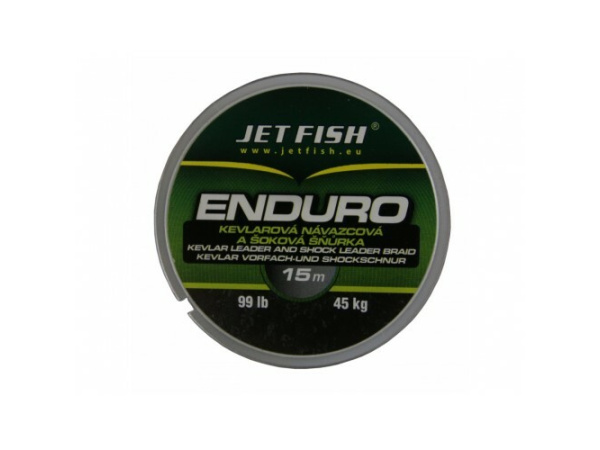 JET FISH Návazcová šňůra Enduro 99lb - 15m