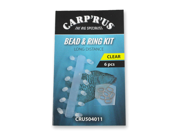 Carp'R'Us Zarážky Bead & Ring Kit - Long Distance 12+6ks