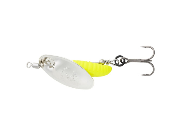 SAVAGE GEAR - Třpytka Grub Spinner - Silver Yellow