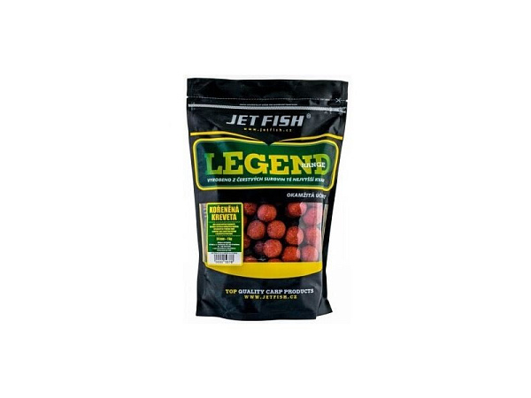JET FISH Legend Range boilie Kořeněná kreveta
