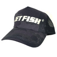 JET FISH Kšiltovka - Truckered Černý maskáč