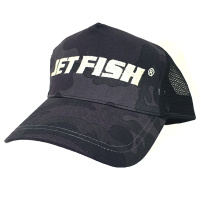 JET FISH - Kšiltovka - Truckered Černý maskáč
