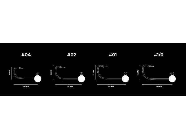 FreeStyle - Jigová hlava Tungsten Micro Jig29 Glow 5,3g 2,1cm vel. 2 3ks